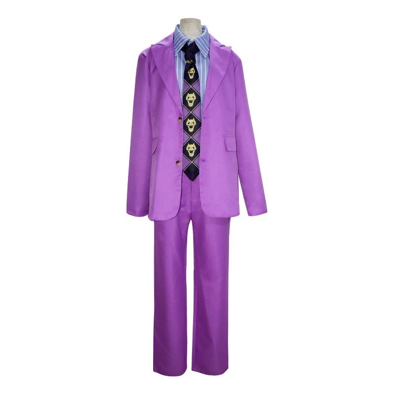Szczegółowe ubrania do cosplayu Jojo's Bizarre Adventure Diamond Is Unbreakable Yoshikage Kira/Kosaku Kawajiri
