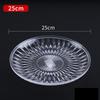 Acrylic Fruit Tray Round Serving Tray, Multi Functional Clear Platter, Dessert
