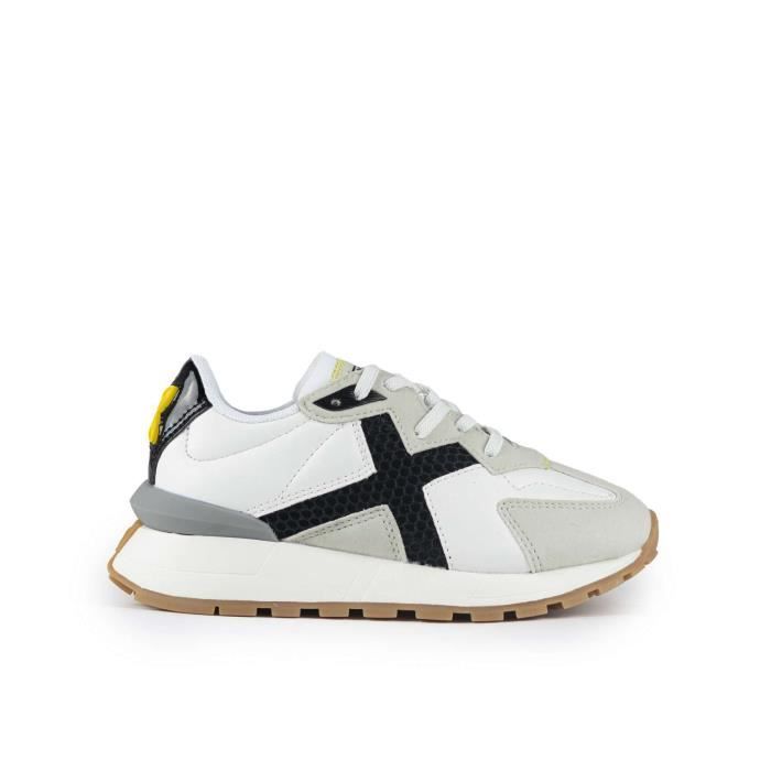 Tenisky - MUNICH - Mini Soku - Bílé - Šňůrky - Plochá podrážka