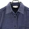 MAX MARA made in Italy Check Pattern Long sleeve shirt M Bluish Women Used