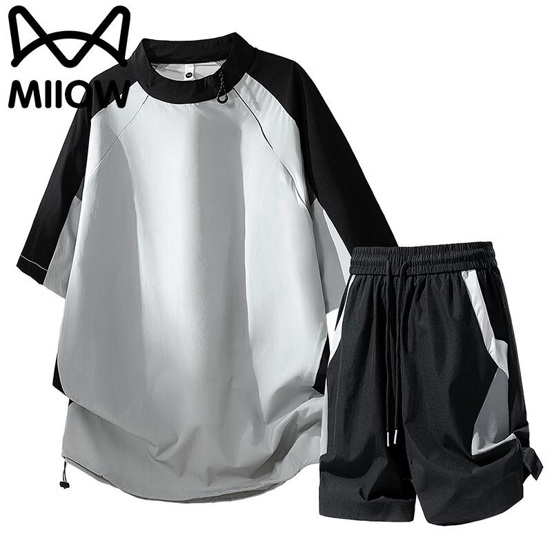 MiiOW Men's Summer Quick-Dry Fitness Set