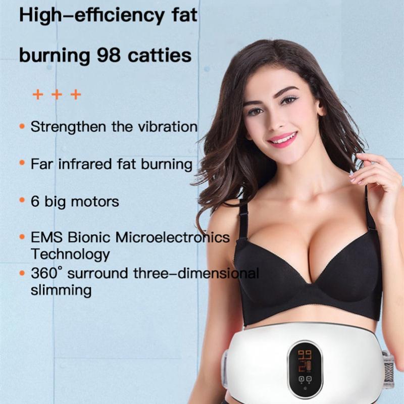 Masajeador eléctrico para adelgazar, quemador de grasa, cuerpo y cuello,  máquina de masaje para perder peso, cinturón adelgazante anticelulítico y 