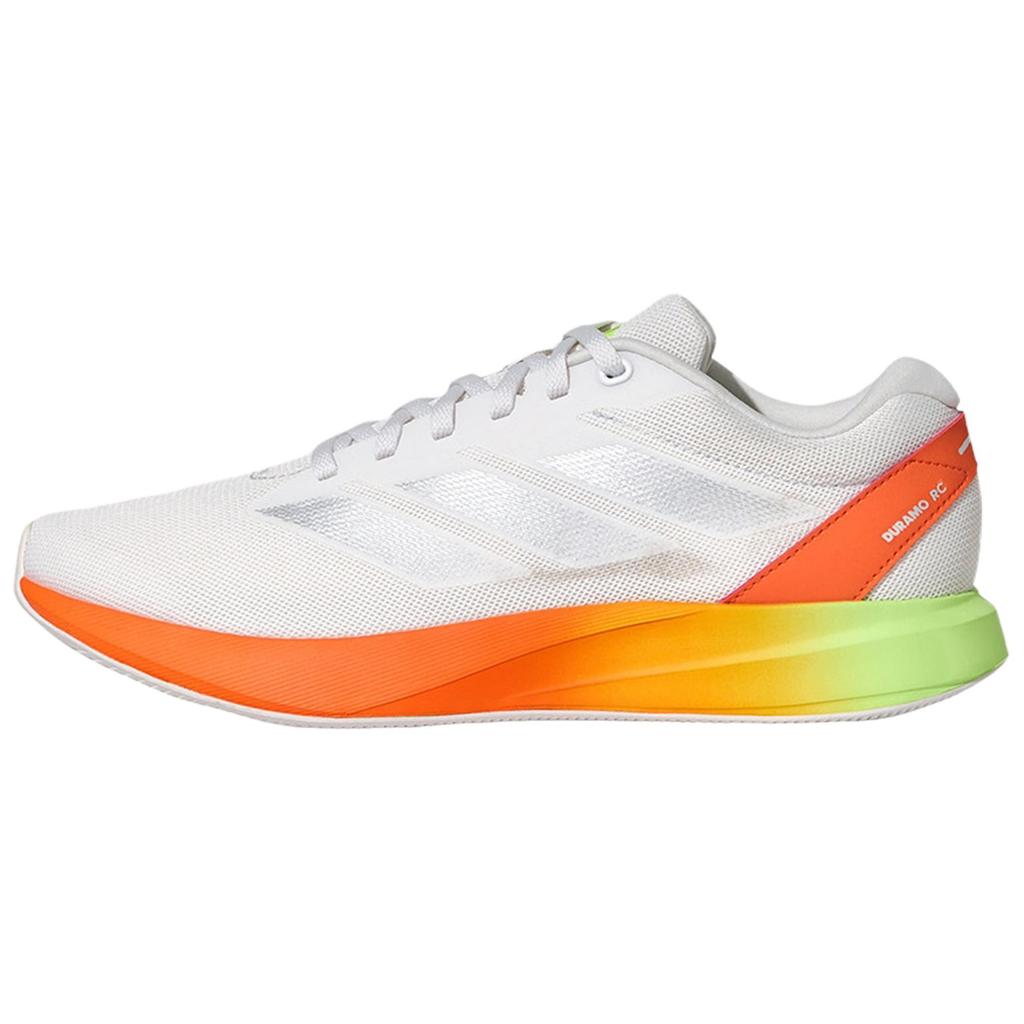 adidas Duramo RC Cushioning Low Top Running Shoes Unisex White Orange KH7330