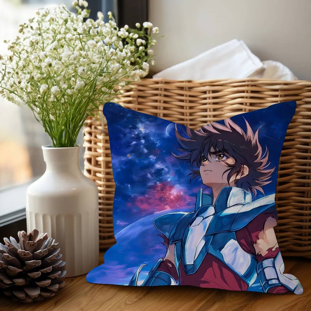 S-Saint Seiyas Cushion Cover Decorative Pillow Sofa Home Decor Case Pillow Cases