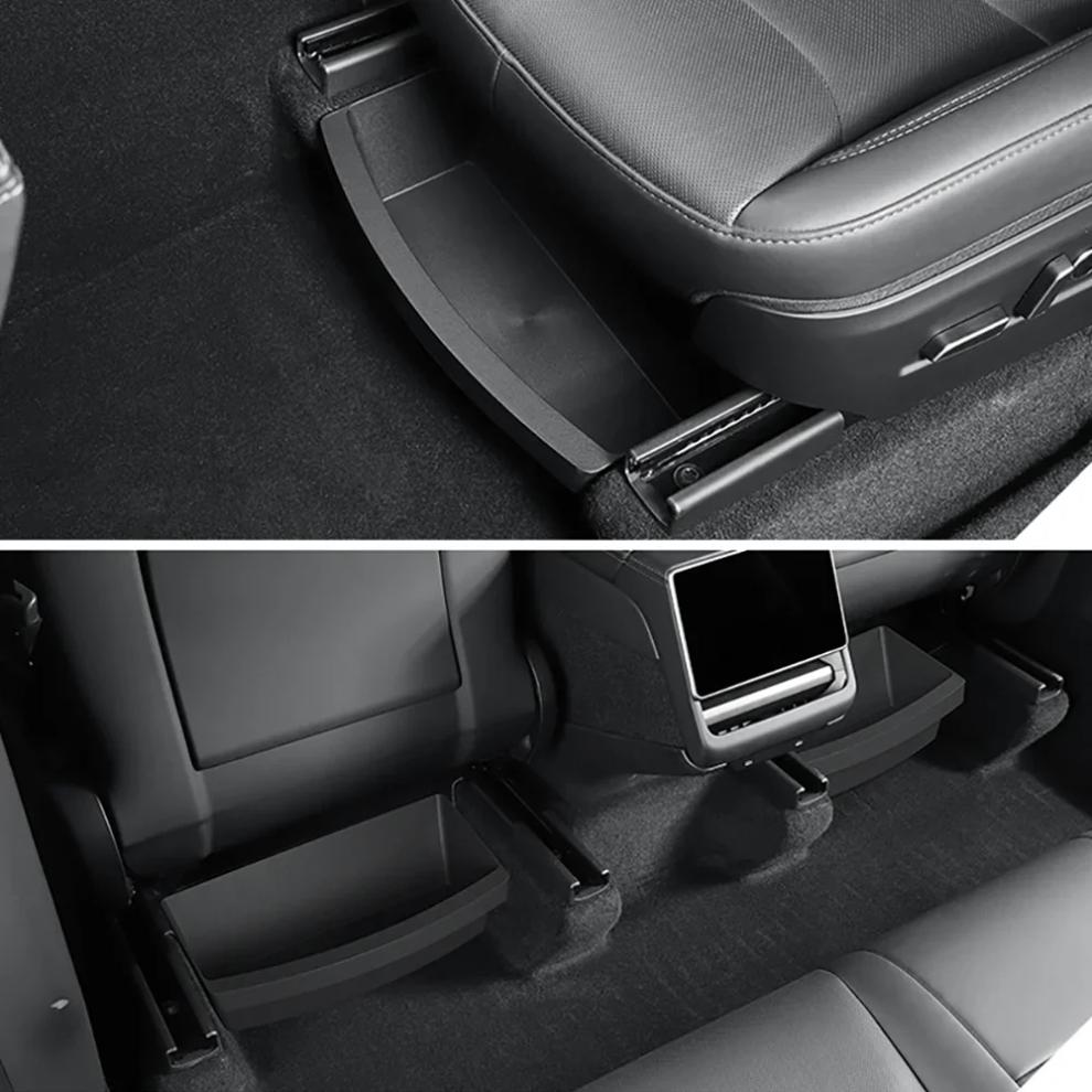 For Tesla New Model Y 2025 Launch Juniper Teslajuniper Front Seats Under Seat drawer TPE Storage Box es6
