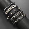 1 Set Punk Bracelets For Men Women Punk Gothic Spike Rivets Pu Leather Bracelet Bangles Hip Hop Party Jewelry Gift