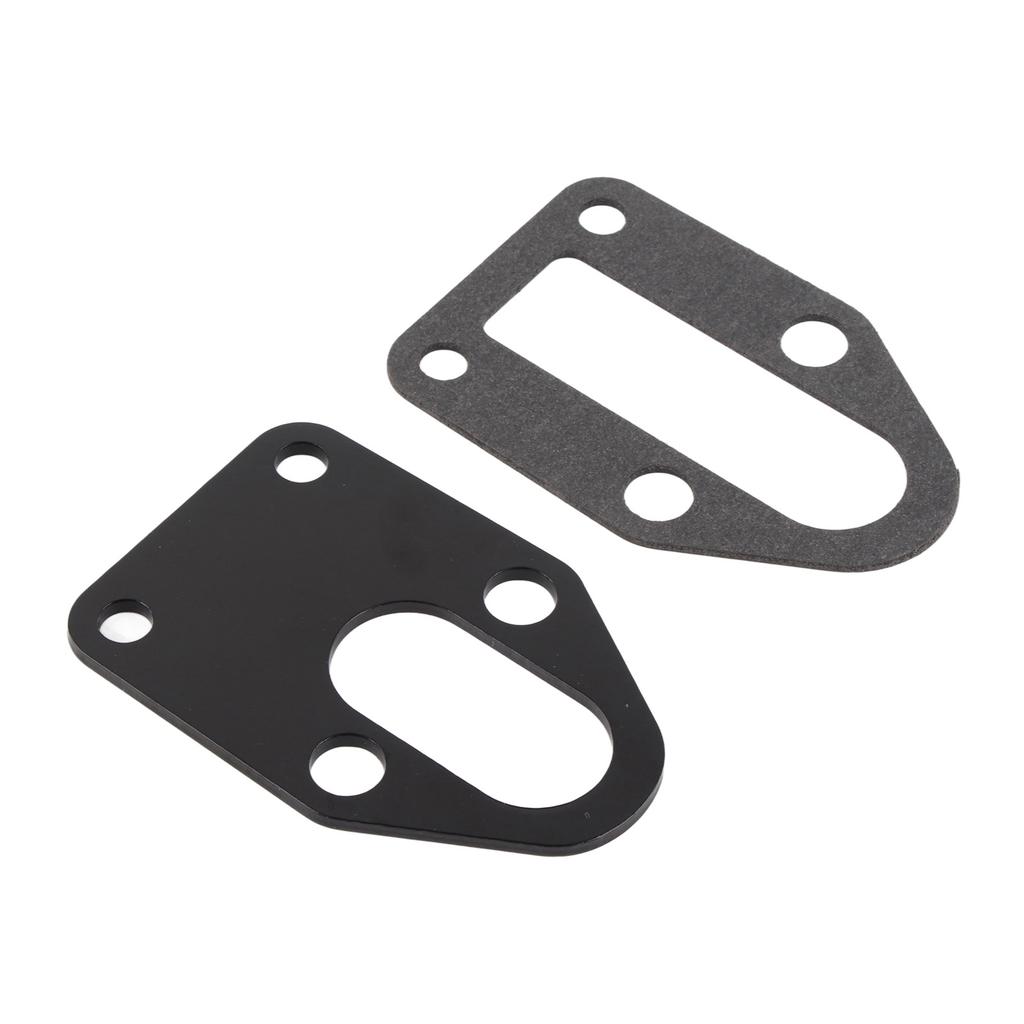 Kraftstoffpumpen-Montageplatte mit Löchern Verchromtes Ersatzteil für Small Block Chevy 283 305 327 350 383 400 Motoren