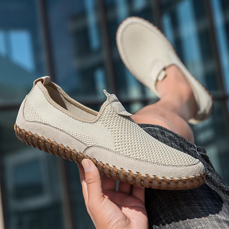Fashion 2025 New Mesh Loafers Male Comfortable Driving Footwear Luxury Brand Outdoor Shoes Trainers Flats Breathable Men's Casual Shoes