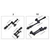 Adjustable 7inch/11inch Flexible Arm for Cameras and Lighting with 360 Degree Rotating Heads for Cameras Lamp