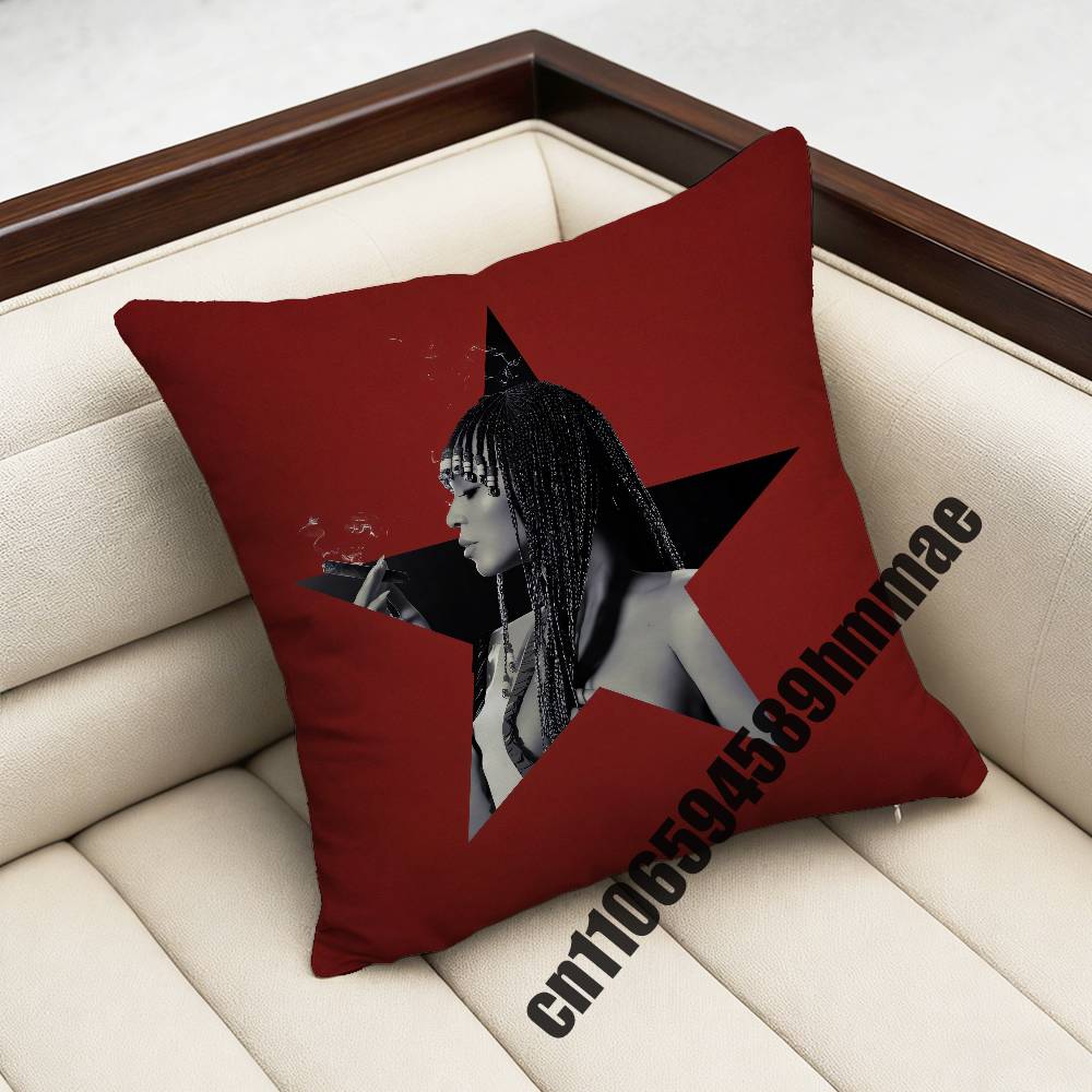 For For Singer B-Beyonce Cowboy Throw Pillow Case Sham 45X45Cm 35X35Cm Square Home Pillowcase Cushion Cover