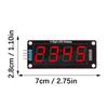 High Brightness TM1637 4Digit 0.56Inch LED Display Module Multiple Color Option for DIY Electronics Projects Application