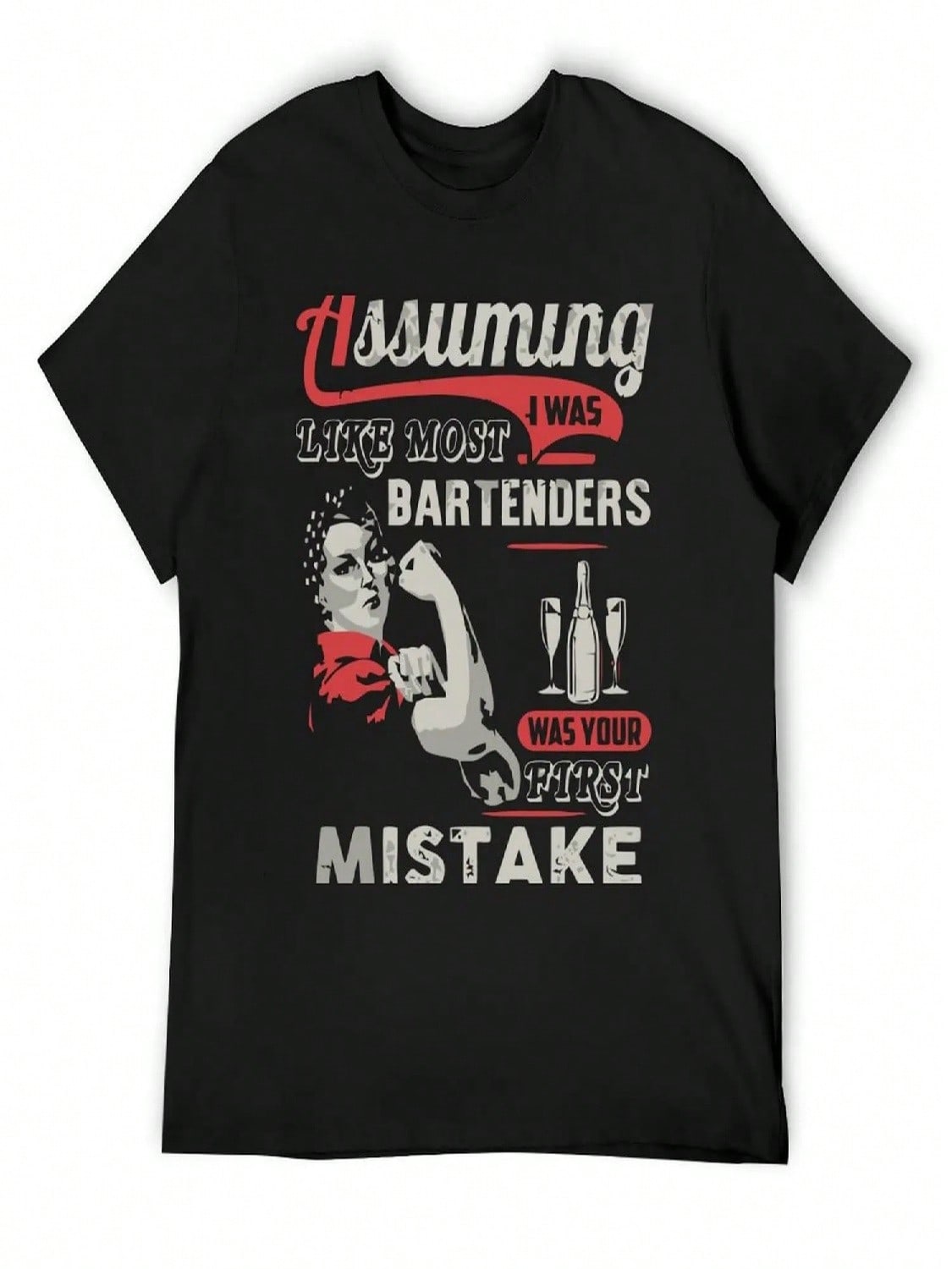 Funny Bartender Shirts T-Shirt Sweat Plus Sizes Luxury Clothes unisex S