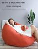 Available Removable & Washable Lazy Sofa Bean Bag Chair for Living Room, Bedroom, Balcony, Tatami, Bathhouse