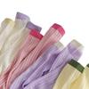 Korean Style Summer Thin Mesh Mid-Tube Cotton Socks In Pastel Colors