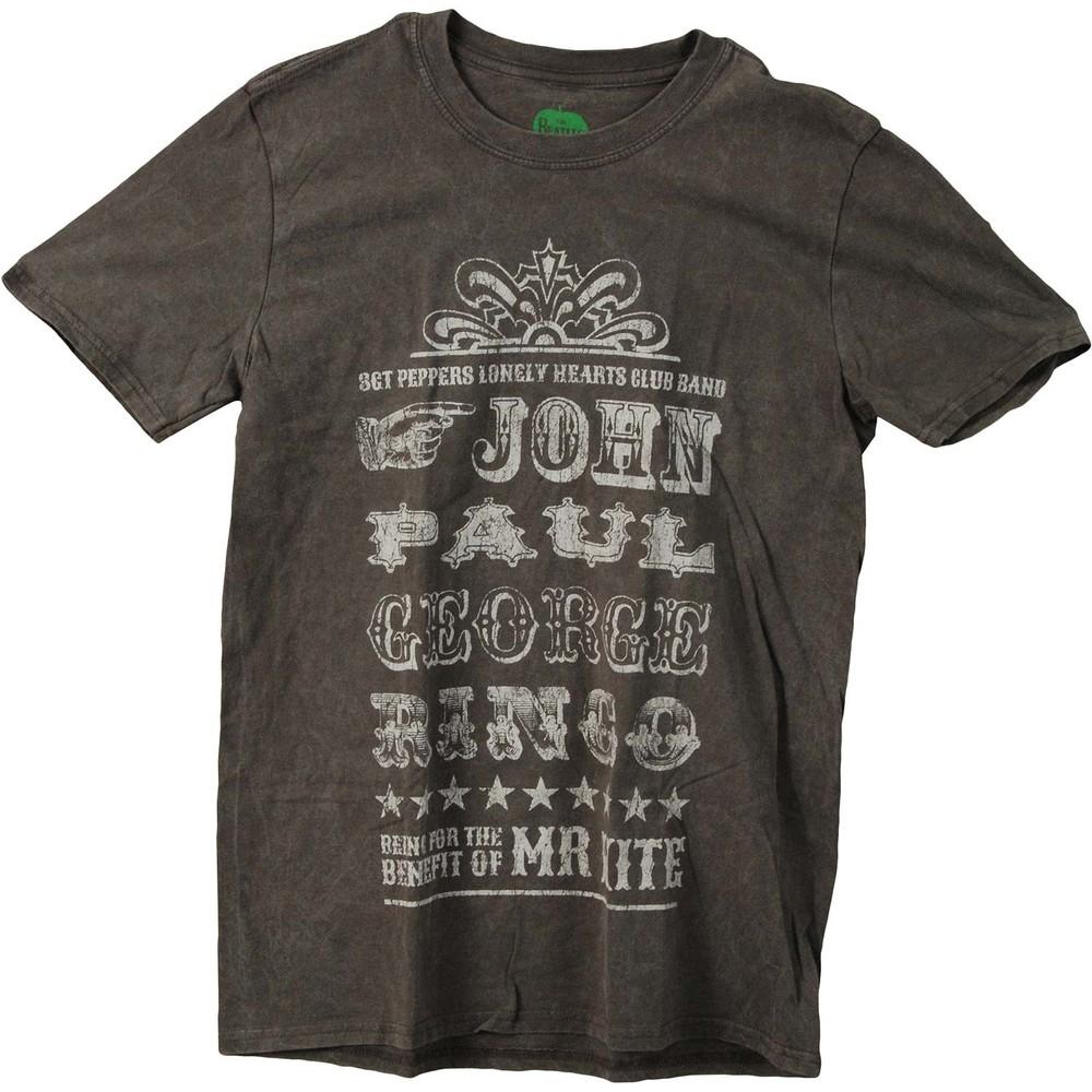 Beatles Mr. Kite Vintage T-shirt XX-Large Grey Unisex T-Shirt XXXXL