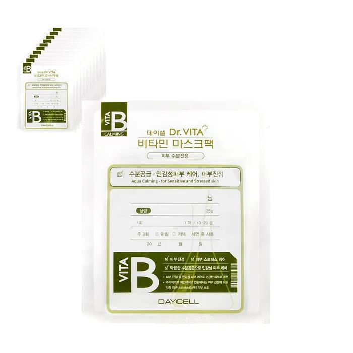 Dr. Vita Mask Pack Intensive Moisture Soothing (B) 25g x 10 sheets