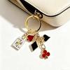 Classic Card Poker Keychain - Lucky Money Pendant and Halloween Ornament