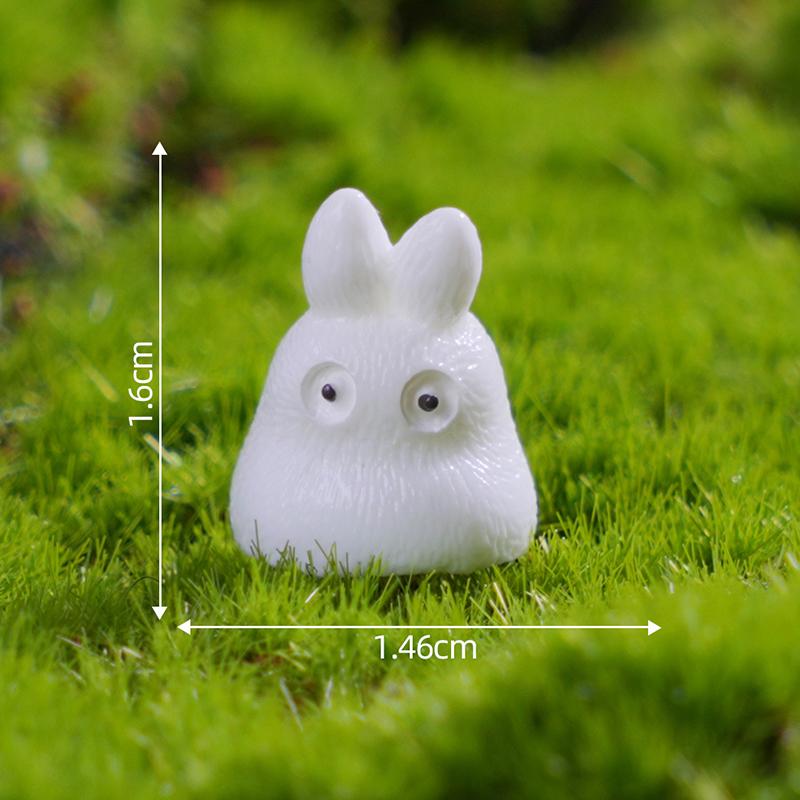 

1 шт., смоляная светящаяся подвеска в виде животного для сережек, брелоков, поделок своими руками, светящаяся в темноте толстая кукла-кролик, милое изготовление ювелирных изделий A2