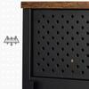 SONGMICS TV Stand, TV Cabinet, TV Table with 3 Adjustable Shelves, for TV up to 55 Inches, for Living Room, Bedroom, Rustic Brown and Black