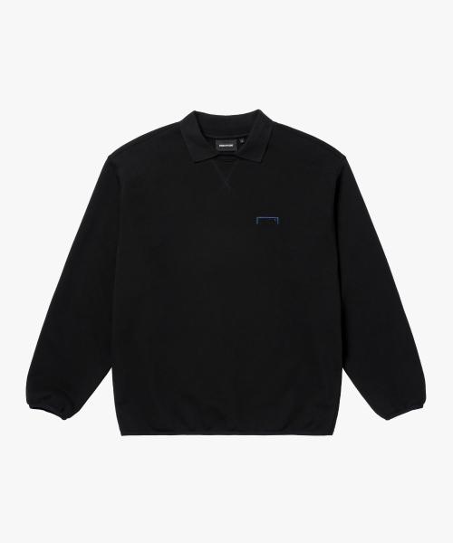GOALSTUDIO Essential Collared Sweat-Black