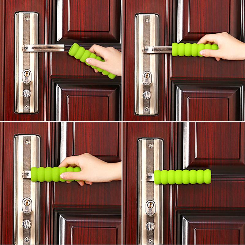 2Pcs Soft Elastic Door Handle Foam Cover