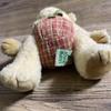 [USED] Joyful Mate Checkered Teddy Bear Plush Toy 80's TAKENOKO Bear Retro