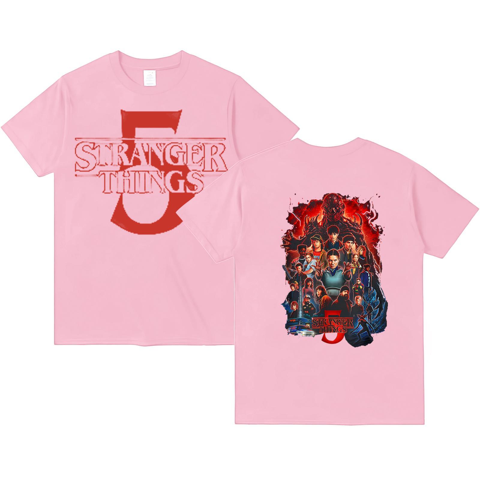 

Women s Fashionable And Casual Long Sleeve Printed Short-Sleeved Top M рожевий