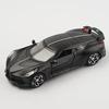 1 32  Voiture Noire Static Diecast Sports Car Sound Light Detailed Rubber Tires Desktop Collectible Kids Birthday Gift