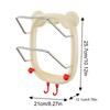 Pot Lid Holder Double-Layer Cartoon Pan Cover Storage Wall-Mounted Pan Storage Rack No-Drilling Pan Cover Storage With Suction