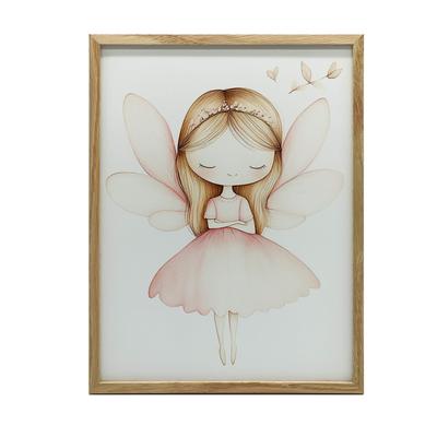 Poster Kleine Prinzessin mit Flügeln Poster Kleine Prinzessin mit Flügeln, 40X50 cm, Ohne Rahmen, Mattpapier 230 g/m²