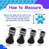 Atmungsaktive Haustier-Hundeschuhe Wasserdicht Outdoor Walking Weiche Sohle Haustier-Schuhe Nachtsichere Reflektierende Stiefel für Kleine Mittelgroße Hunde