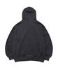 Phyps Motorcycle Pigment Hoodie Zip-Up Black