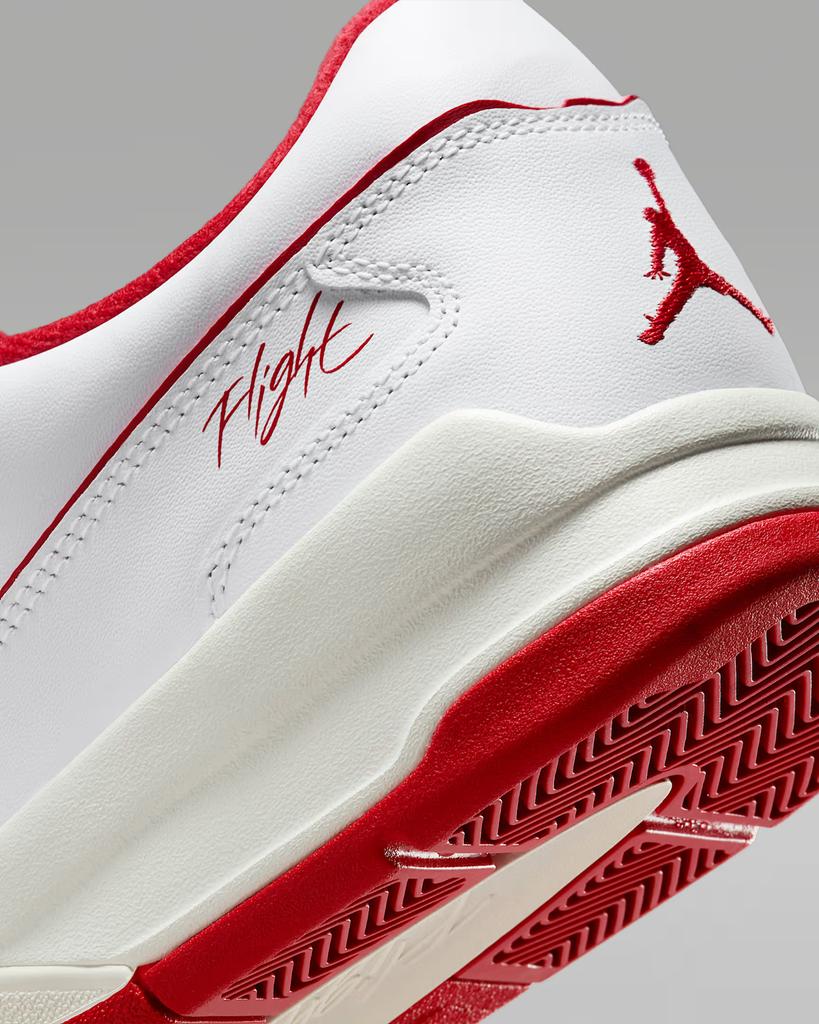 HF3255-106 Nike Jordan Flight Court White Sail Black Varsity Red (Men's)