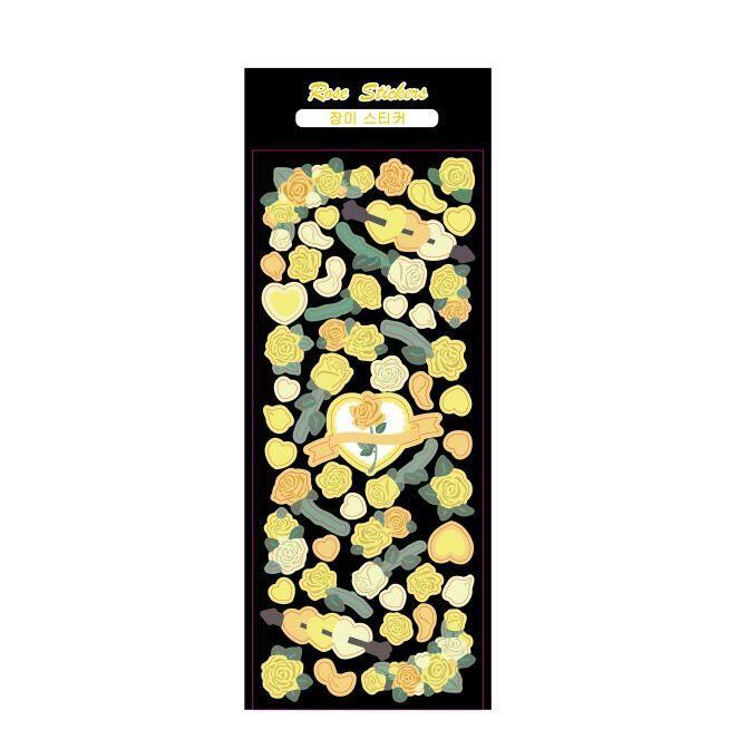 Корейская популярная лазерная наклейка Love Rose Gooka Goo Plate Hand Account Album — фото 10