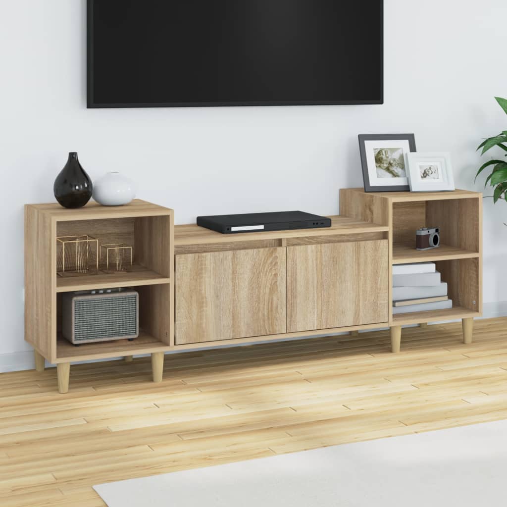 Vidaxl Szafka Pod Telewizor, Dąb Sonoma, 160X35X55 Cm