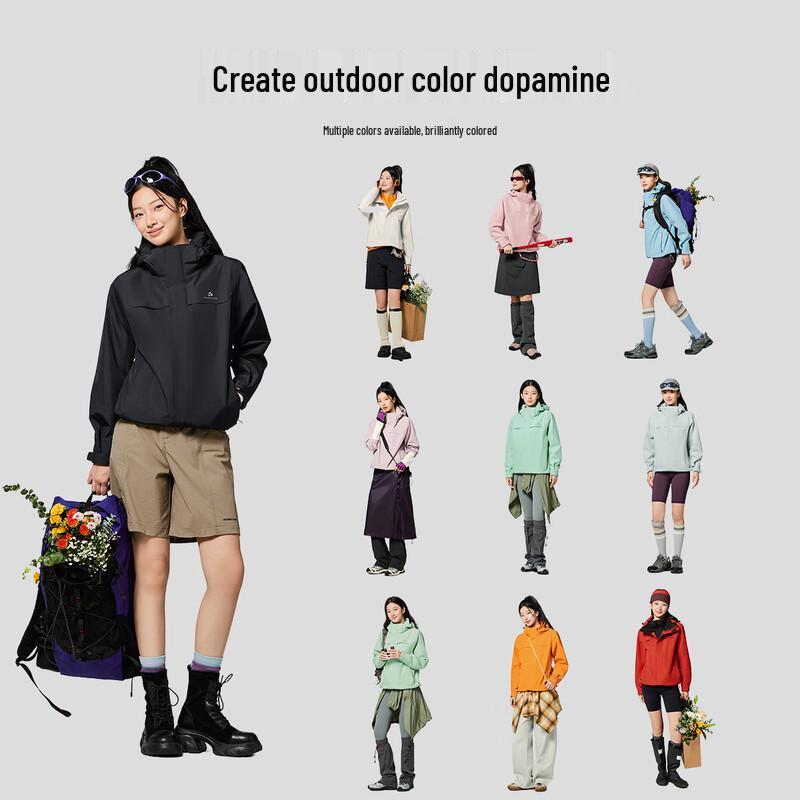 Women's 3-in-1 Outdoor Waterproof Fleece Lined Jacket