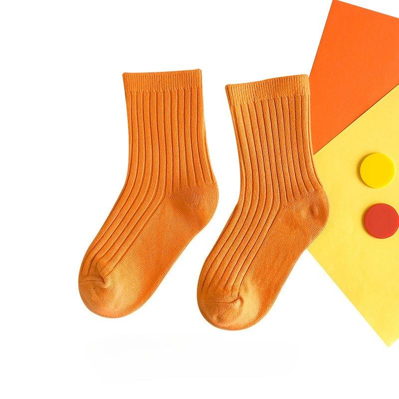 Calzini da Bambino a Mezza Gamba Calzini Color Caramella di Cotone Pettinato Calzini Macaron per Bambini Calzini per Neonati Calzini per Bambini Confezionati Singolarmente