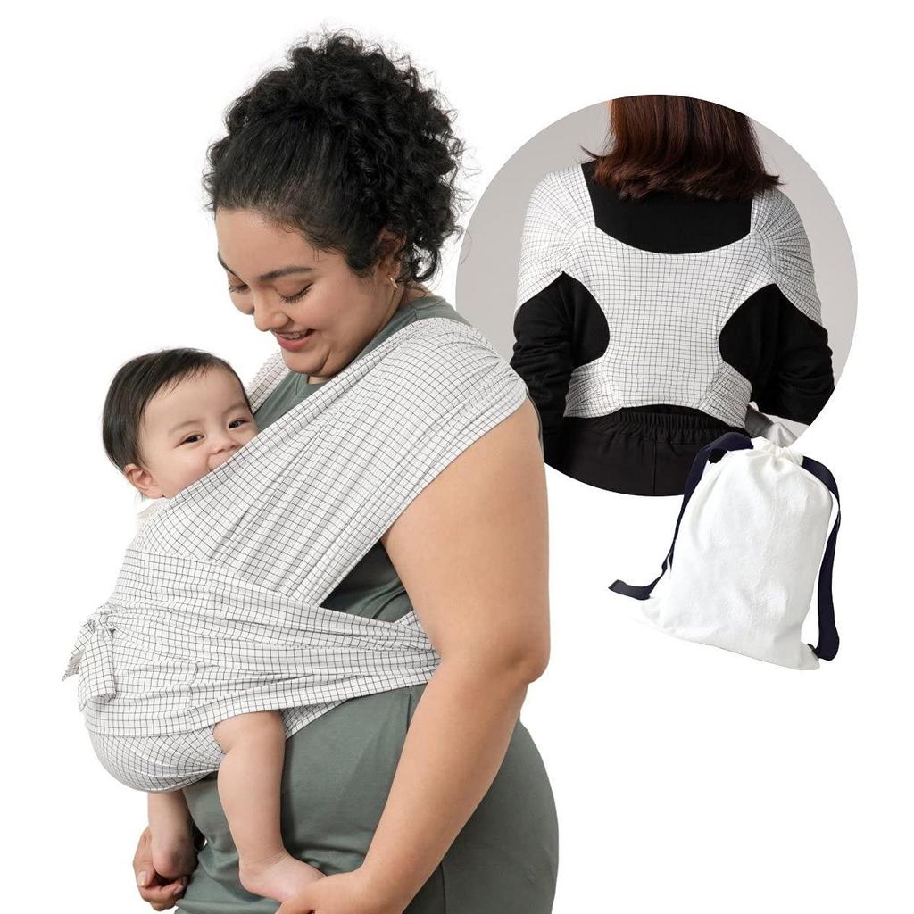 Summer Mesh X-Type Baby Carrier - Adjustable, Breathable, Comfortable Front Wrap