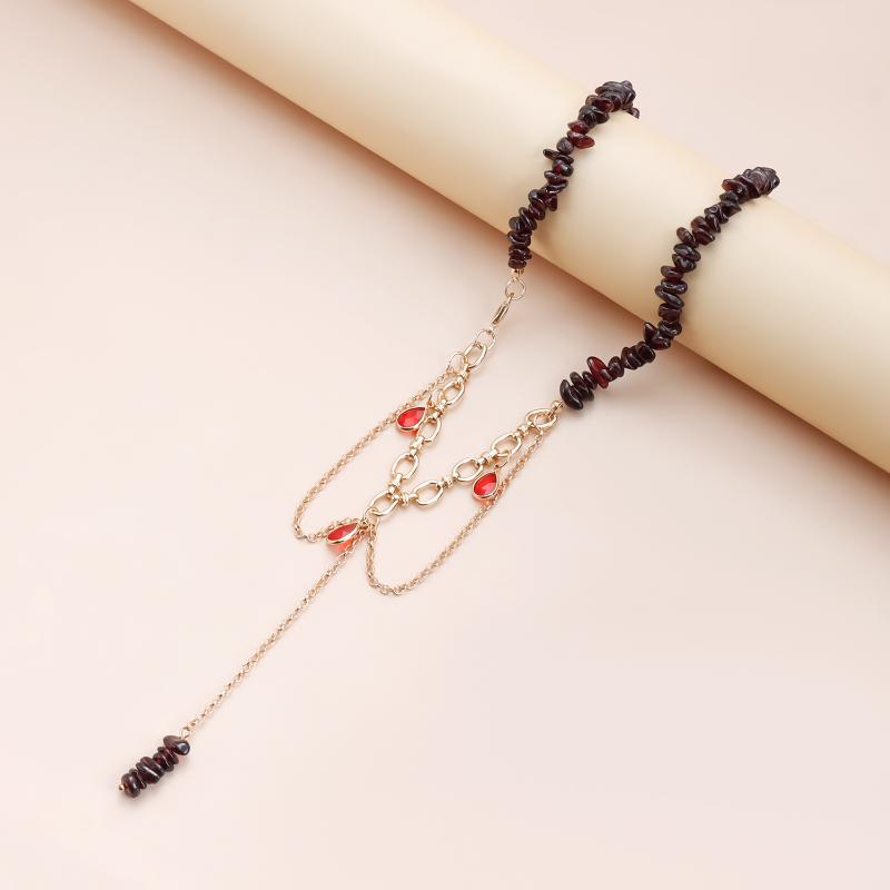 Irregular Shaped Beaded Geometric Necklace Bracelet For Women Jewelry Accessries Gift