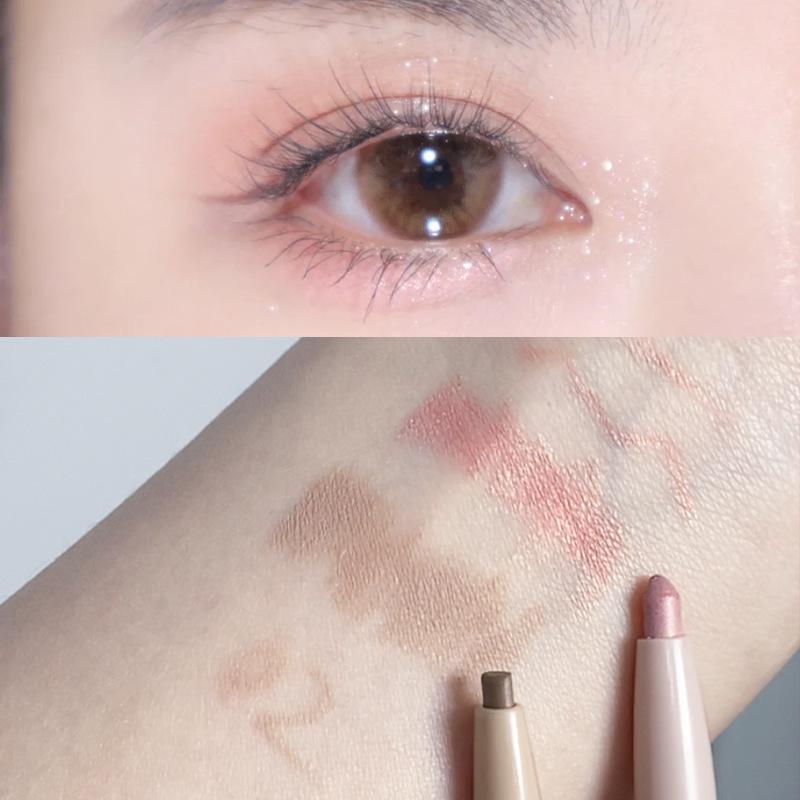 Colorgram Double-Ended Micro-Pearl Eyelid Highlight & Matte Shadow Contour Pen, 02 Light Pink