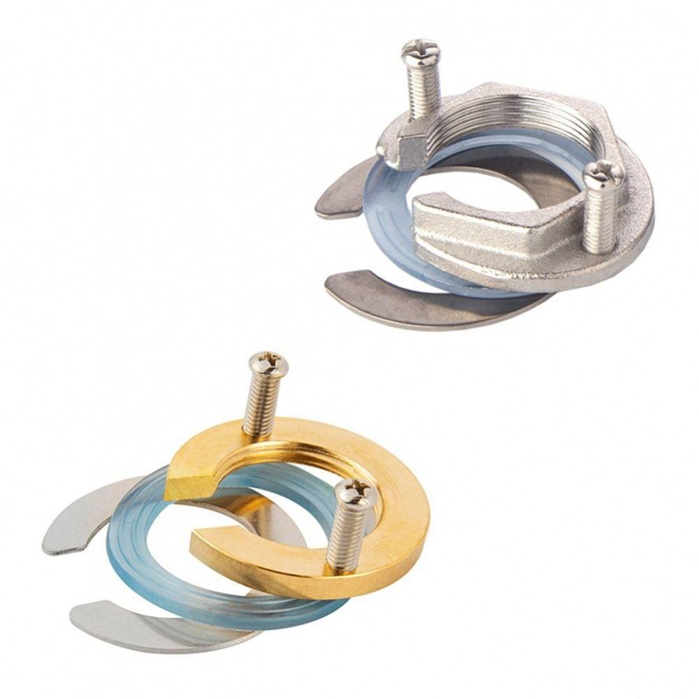 1Pcs Wash Basin Faucet Locknut Mounted Fitting Circlip Antiloosening Washer Tap Fixing Fittings Kit Replacement Accessories