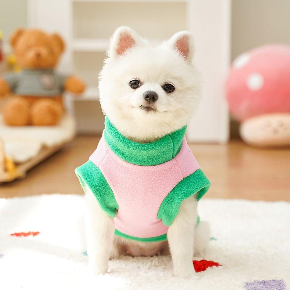 Warm Pet Dog Vest Jacket Bear Pattern Dog Hoodie Fashion Pet Dog Pullover Indoor