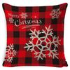 New Christmas Pillow Cover Four-piece Set Pillow Cushion Office Lumbar Backrest Decorative Backrest
