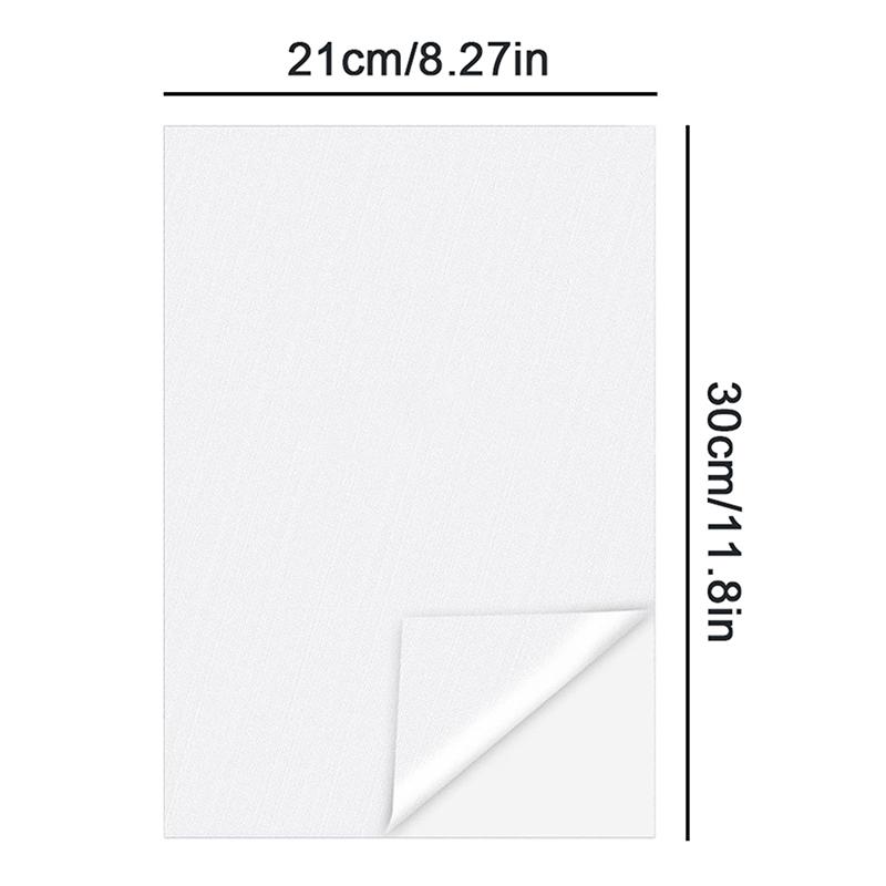 1/10Pcs Water-Soluble Non-Woven Back Adhesive Lining Printable Lining Cloth Clothing Accessories For Computer Manual Embroidery