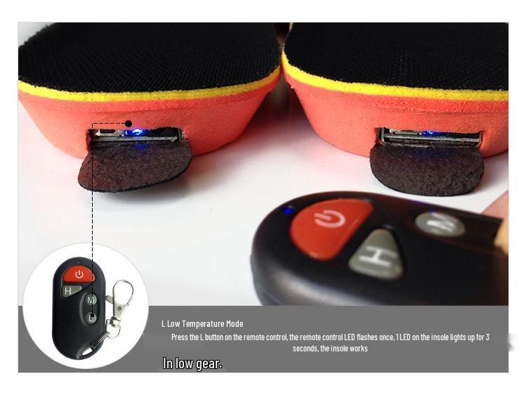 Rechargeable USB Heating Insoles – Cuttable, Washable Warm Foot Pads for Men and Women