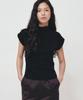 Nigaennikol Half Neck Slim Top_Black