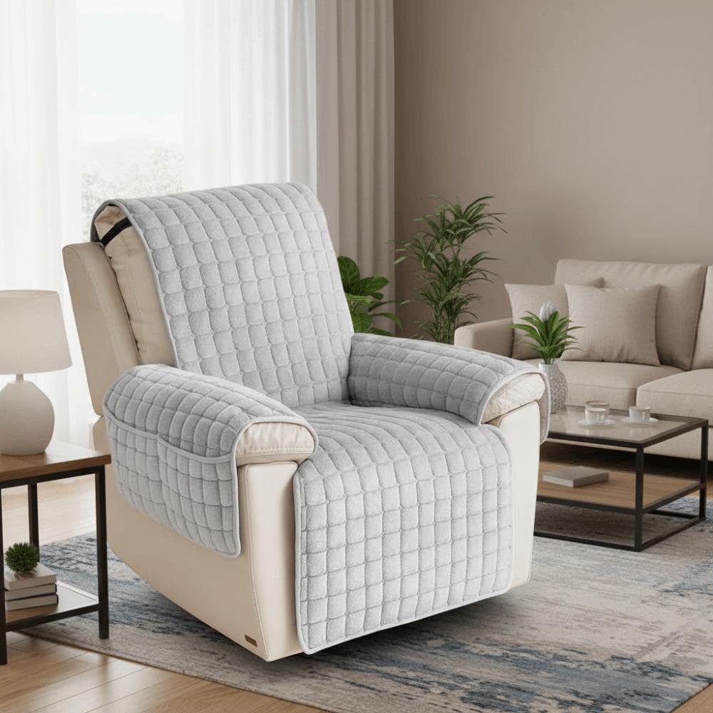 Wear Resistant Single-seat Slipcover Non-Slip Sofa Mat Durable Chair Cover Living Room