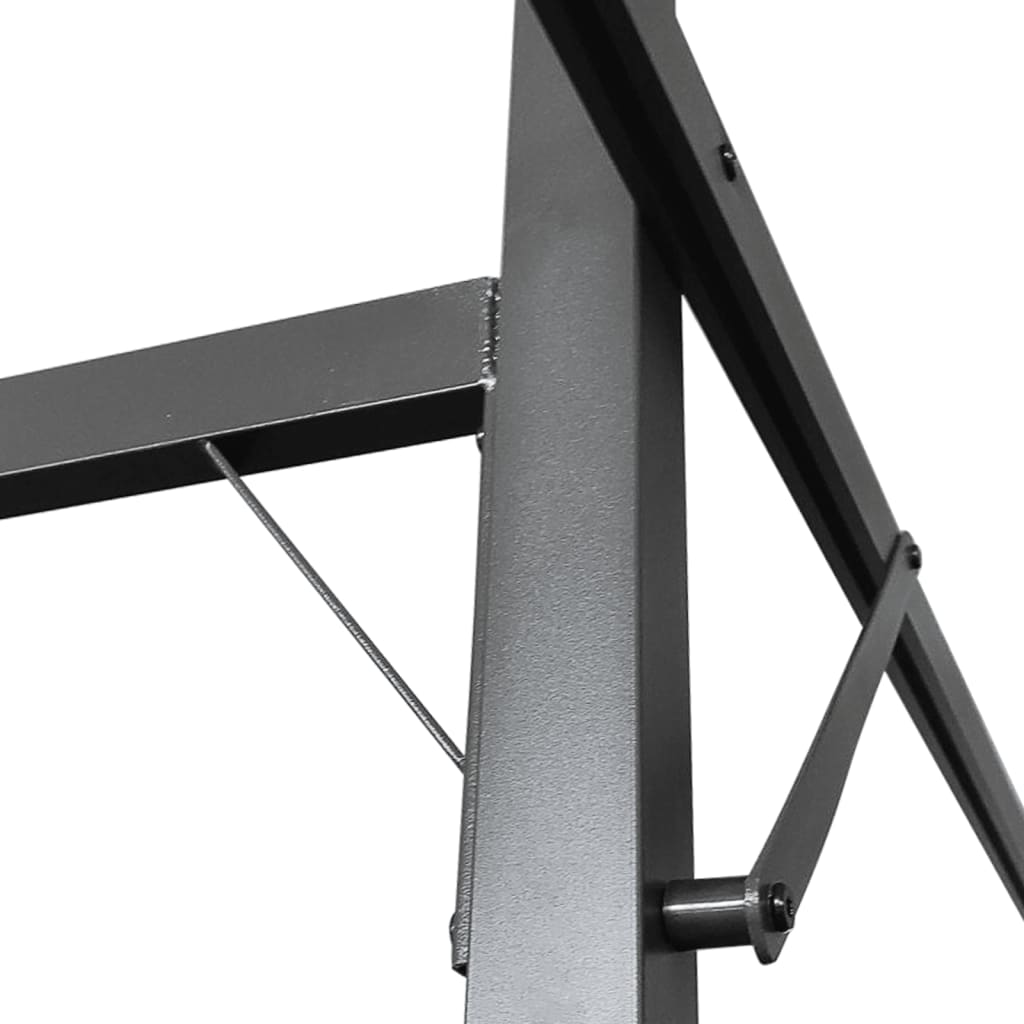 Pergola with Sliding Roof Taupe 589 X 292 X 230 Cm
