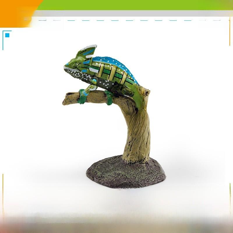 

Pvc Chameleon Reptile Decor Model Kids Learning Toy For Nature Scene Display