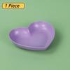 1PCS Love Heart Spit Bone Dish Household Food Grade Plastic Fruit Cake Tray Dining Table Garbage Dessert Plate Kitchen Supplies